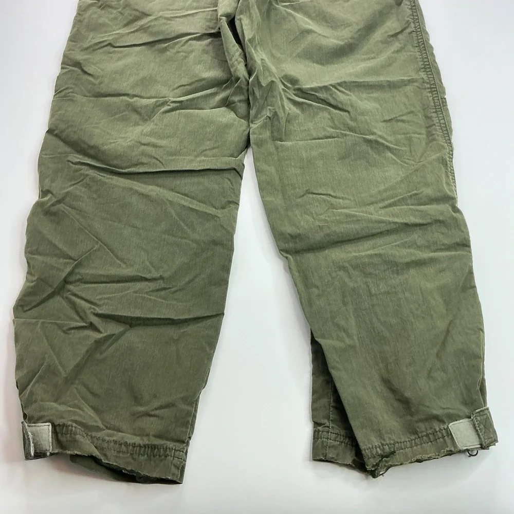 L.L. Bean Olive Green Cargo Pants Boys Medium Adventure Utility Trousers